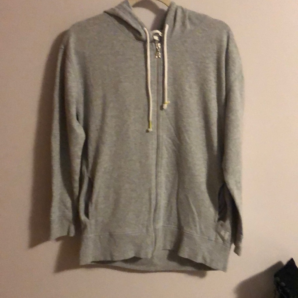 Zip hoodie tunic